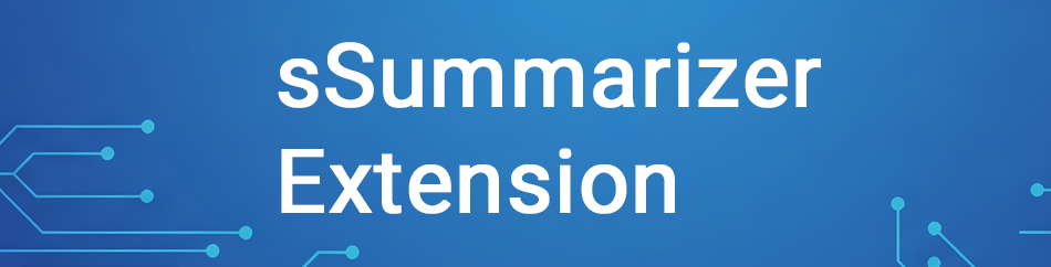 sSummarizer Banner