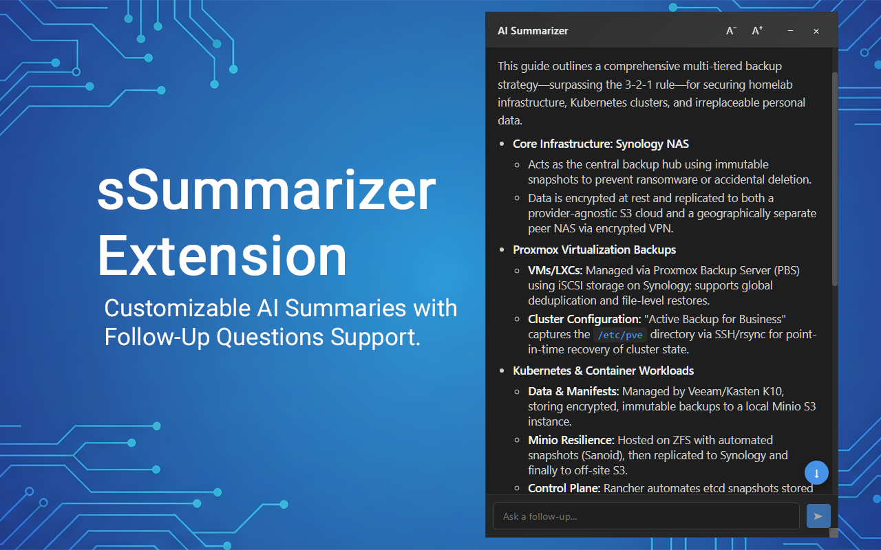 Summarization Window